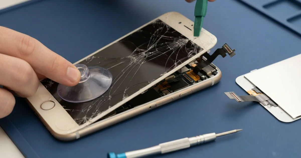 iPhone 8 Plus LCD Display Replacement in Al Khobar