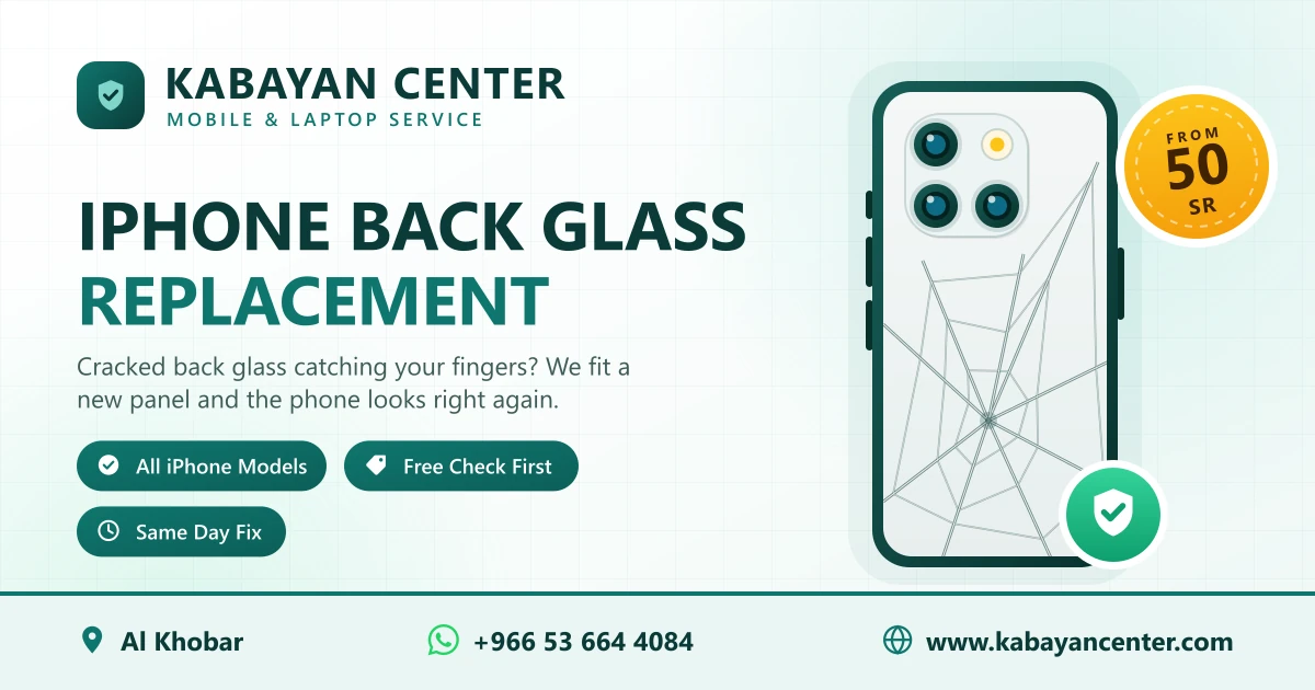 iPhone back glass replacement