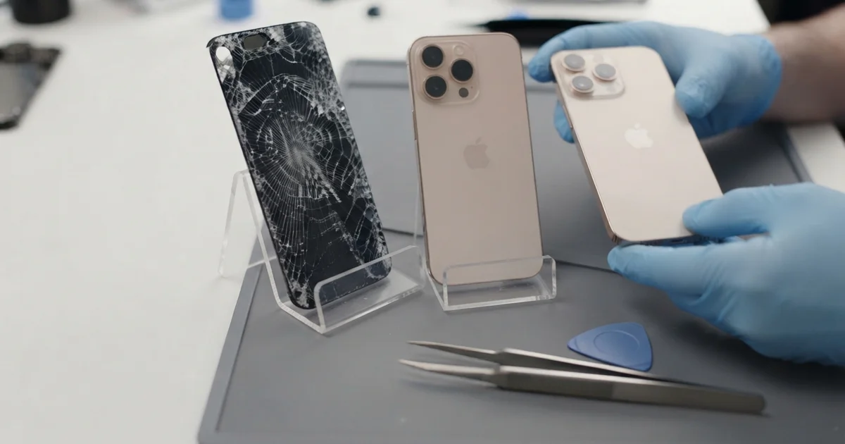 iPhone back glass replacement in Al Khobar