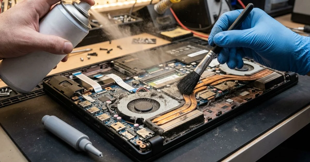 Laptop Overheating & Fan Cleaning in Al Khobar
